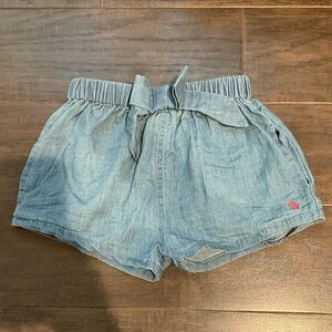 Pink Chicken Light Blue Kids Shorts